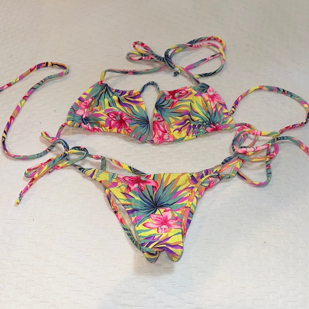 Tropical Floral Bikini Set